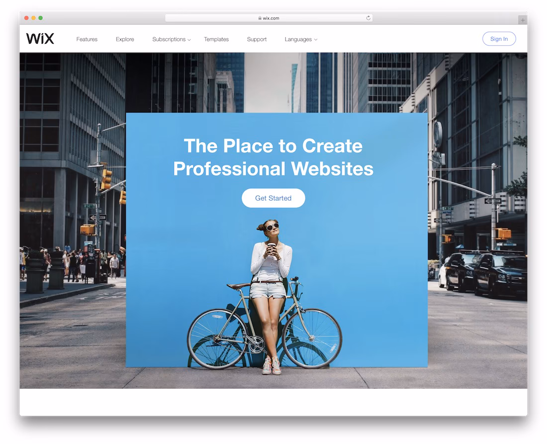 wix website builder for mac