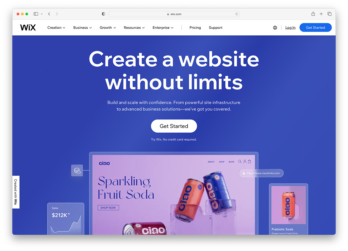 wix - community website builder