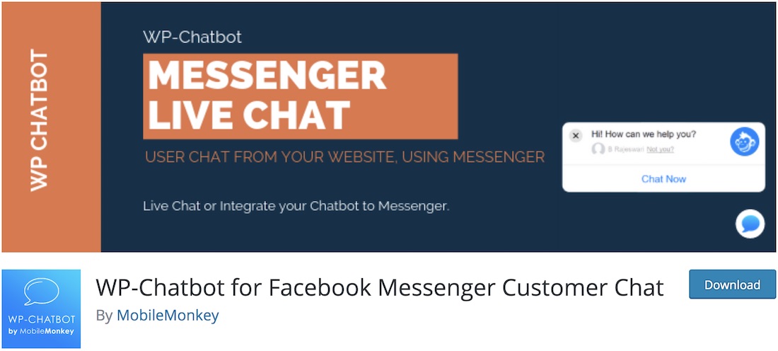 wp chatbot customer service support plugin for wordpress