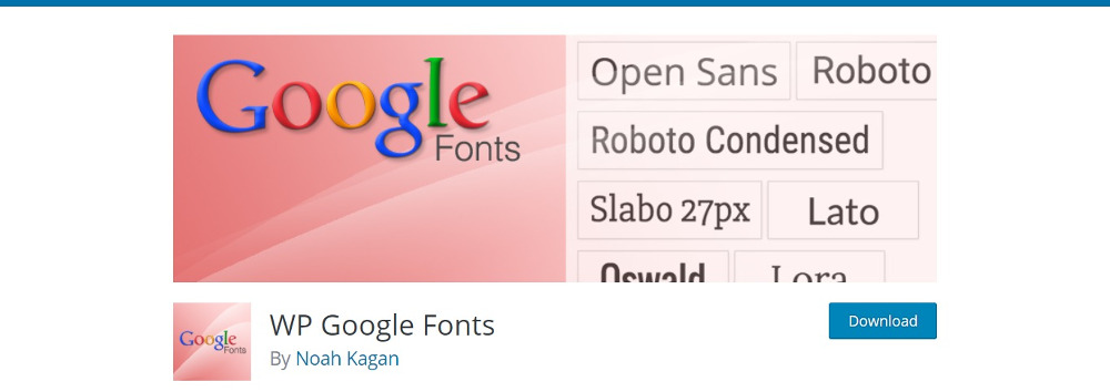 WP Google Fonts