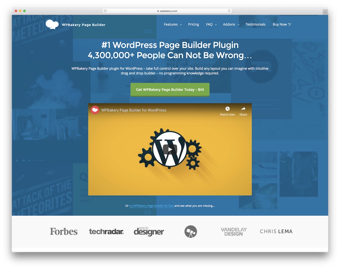 wpbakery school and teacher website builder