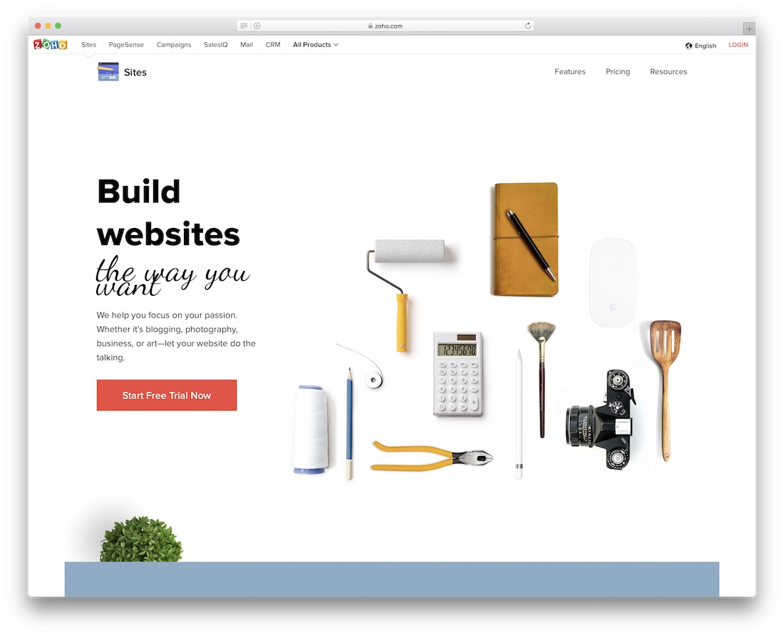 zoho school and teacher website builder