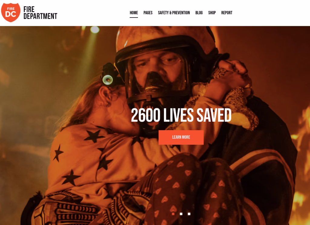 Police & Fire Department and Security Business WordPress