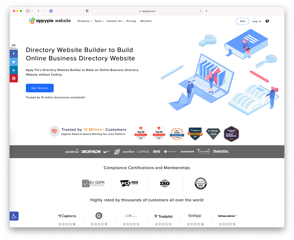 apy - directory website builder