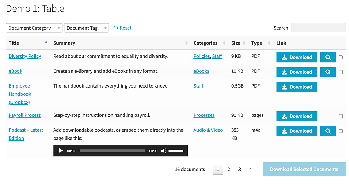 document library pro by barn2