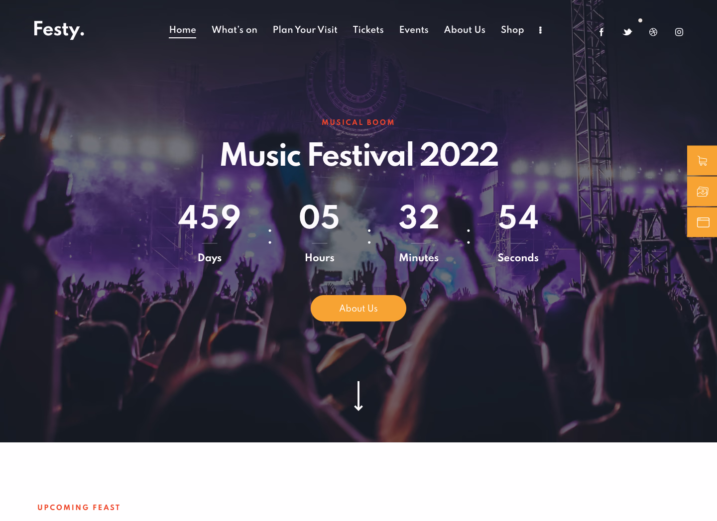 Festy - Theme Park, Circus & Festival WordPress Theme