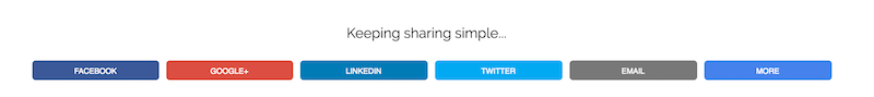 Simple Share Buttons