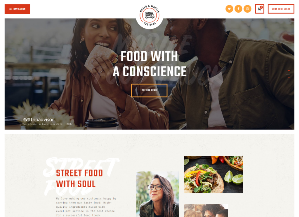 Meals & Wheels | Street Festival & Fast Food Delivery WordPress Theme