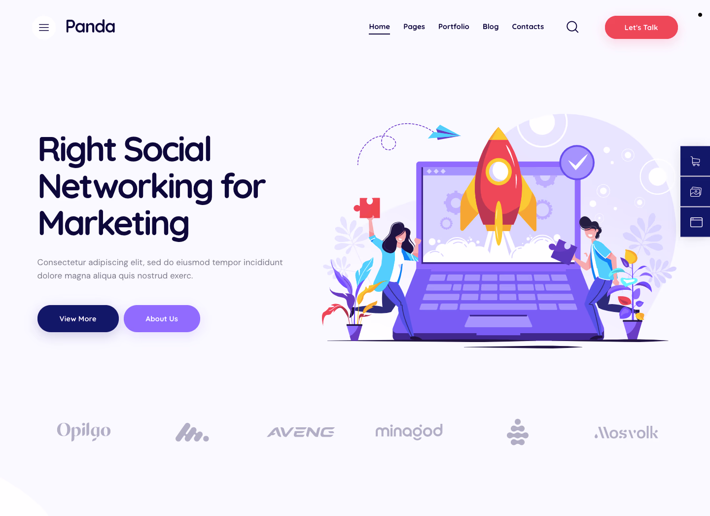 Panda - Creative Marketing Agency & SEO WordPress Theme