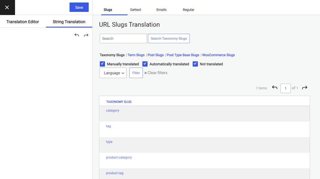 Translate WooCommerce URL Slugs